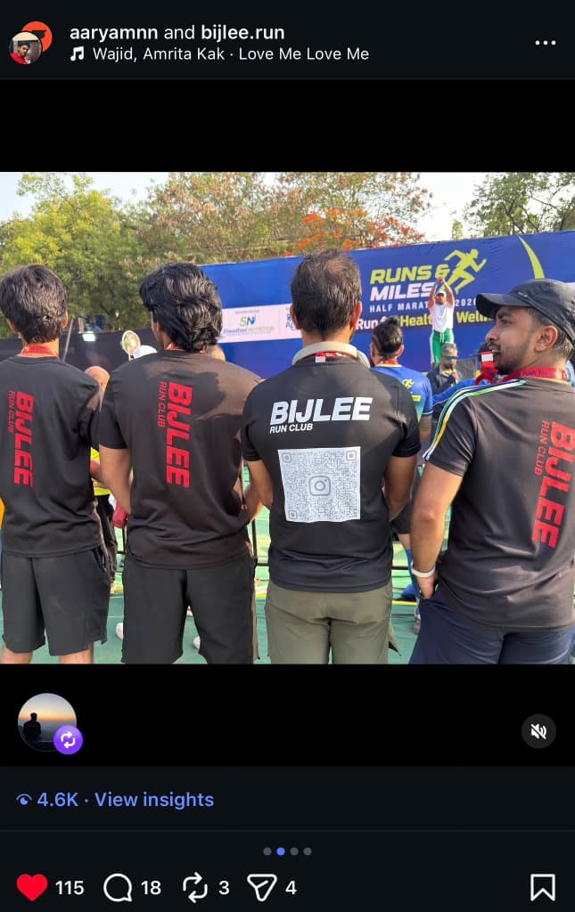 BIJLEE Run Club — race day jerseys on 🔥